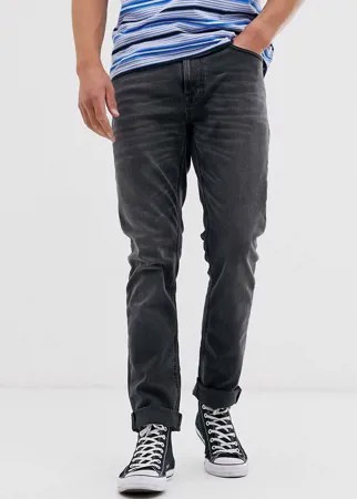 Серые зауженные джинсы Nudie Jeans Co Lean Dean-Серый