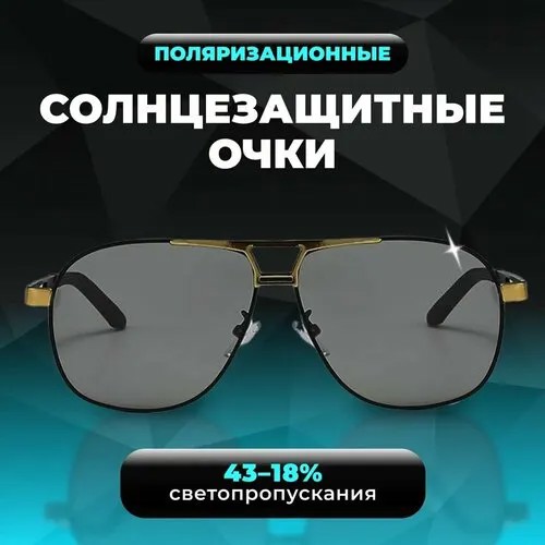Солнцезащитные очки Fantasy Earth, золотой, серый, черный