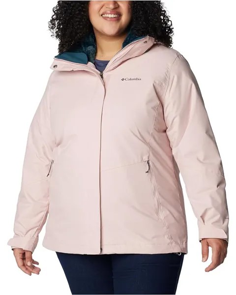 Куртка Columbia Plus Size Bugaboo II Fleece Interchange, цвет Dusty Pink