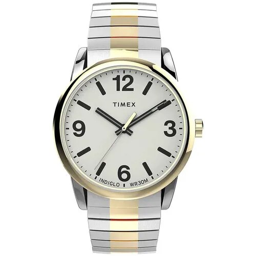 Наручные часы TIMEX Easy Reader TW2U98600, золотой, белый