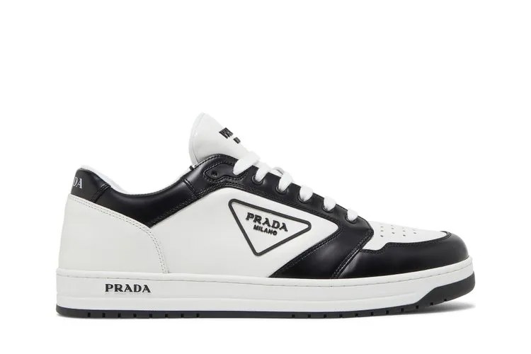 Кроссовки Prada New Avenue Leather Low 'White Black', белый