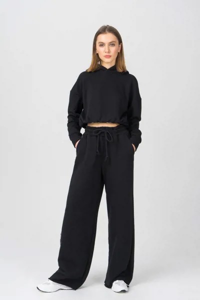 Спортивные брюки женские LA URBA PERSON BLC-058 черные 42-44 RU