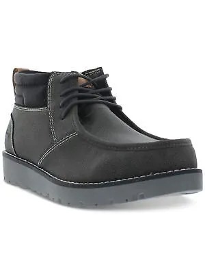 Мужские ботинки чукка серого цвета с язычком и язычком, устойчивые к непогоде, на платформе, на платформе, 9 м