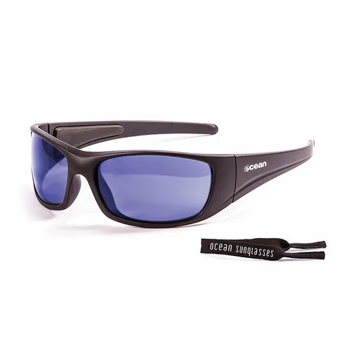 Солнцезащитные очки OCEAN OCEAN Bermuda Matt Black / Revo Blue Polarized lenses, черный