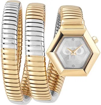 Fashion наручные  женские часы Philipp Plein PWZAA0223. Коллекция Snake Hexagon