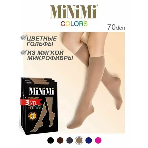 Гольфы MiNiMi, 70 den, размер 0 (UNI), черный