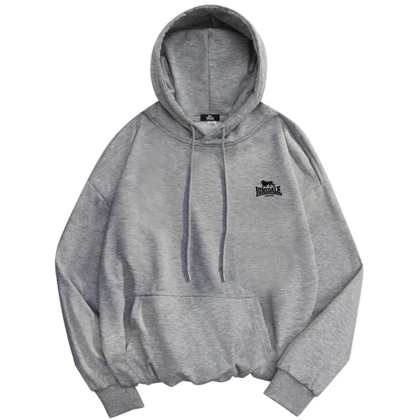 Толстовка унисекс LONSDALE, Light Heather Gray