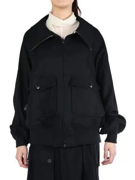 Yohji Yamamoto куртка на молнии, черный