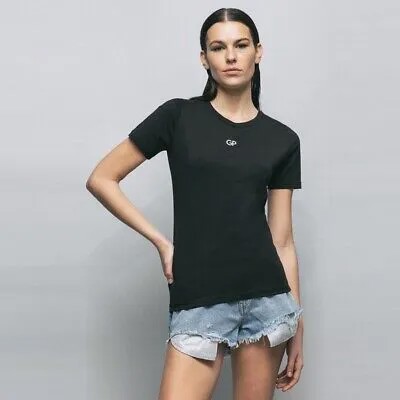 Женская футболка GAELLE Paris GBDP17062 черная E2023