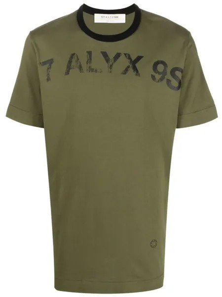 1017 ALYX 9SM футболка с логотипом, зеленый