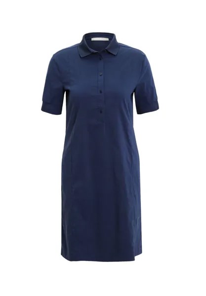 Повседневное платье с ребристыми манжетами BETTY & CO, цвет Navy Blue