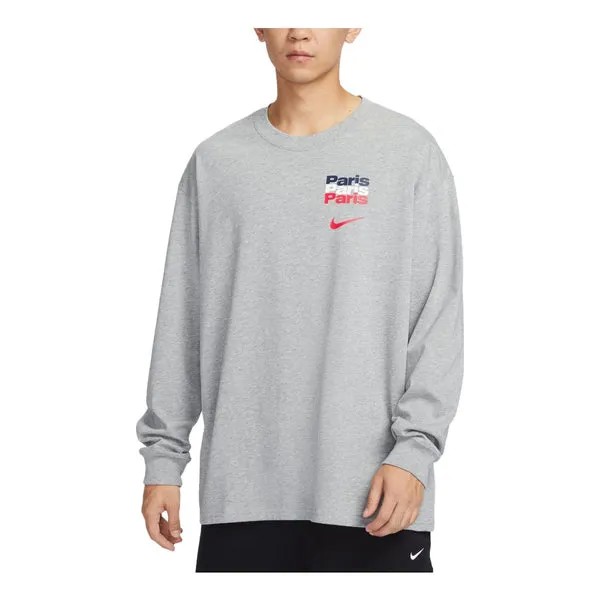 Футболка Nike Paris Saint-Germain Legend Long Sleeve T-Shirt 'Grey', серый