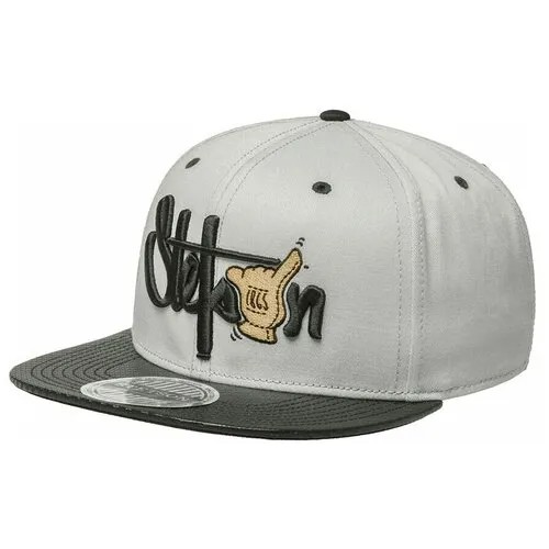 Бейсболка STETSON арт. 7781115 BASEBALL CAP SHAKA COTTON (черный / серый), размер ONE