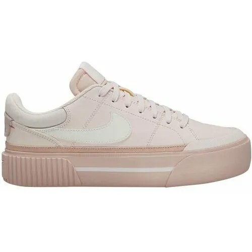 Кеды NIKE, размер 7 US /38 EUR /24 см, розовый/белый
