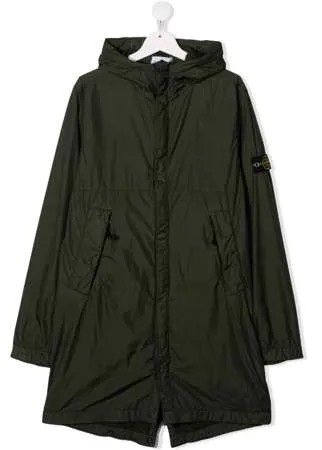 Stone Island Junior парка с логотипом