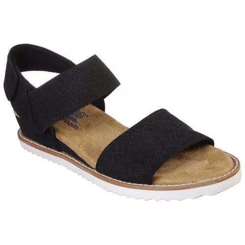 Сандалии SKECHERS DESERT KISS для девочек, цвет черный, размер 7