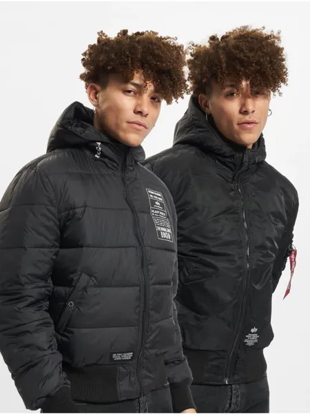 Демисезонная куртка Alpha Industries, цвет black/black