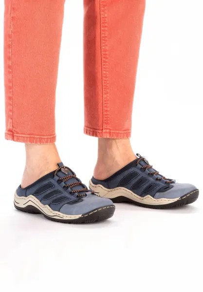 Спортивные туфли на шнуровке HALBSCHUHE Rieker, цвет blau