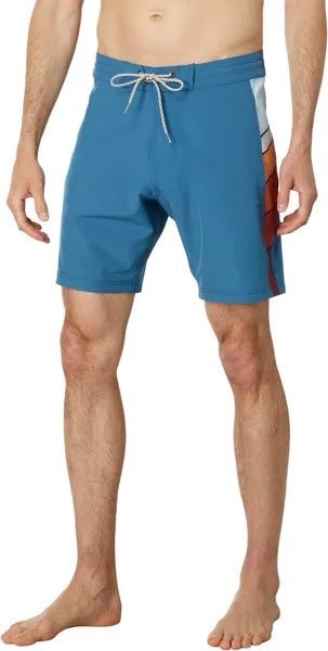 Шорты для плавания Trimline 17,5 дюйма VISSLA, цвет Harbor Blue
