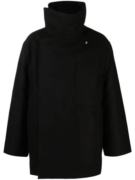 Rick Owens пуховик Jumbo с воротником-воронкой, черный