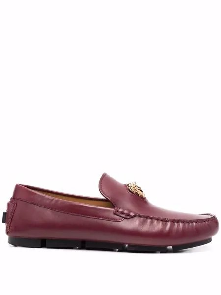 Versace Medusa Head-detail leather loafers