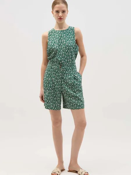 Шорты a vita alta con pinces Ovs, цвет white/green