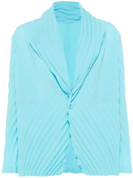 Issey Miyake куртка Wrapped Pleats, синий