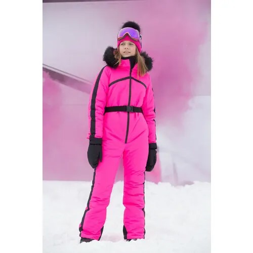 Комбинезон Orso Bianco размер 122, , розовый, черный