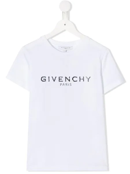 Givenchy Kids футболка с логотипом