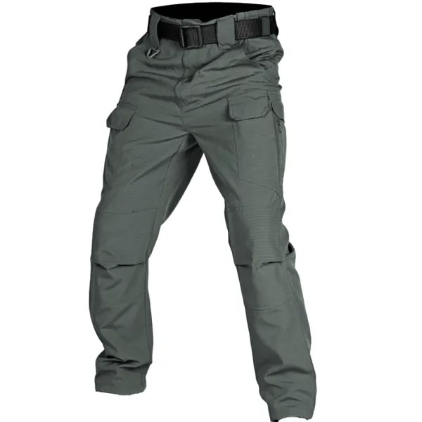 Мужские уличные тактические многофункциональные брюки-карго с карманами
