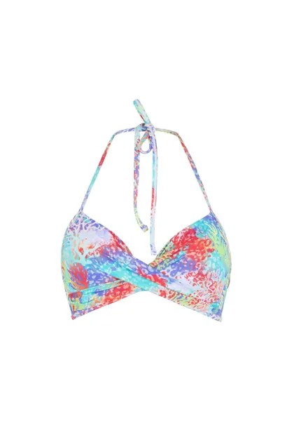Треугольный верх бикини LINGADORE, цвет Coral Leopard Print
