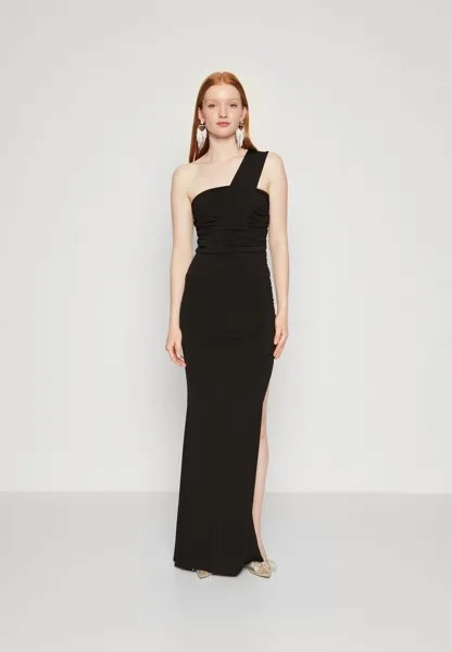 Платье из джерси Bali One Shoulder Maxi WAL G., черный