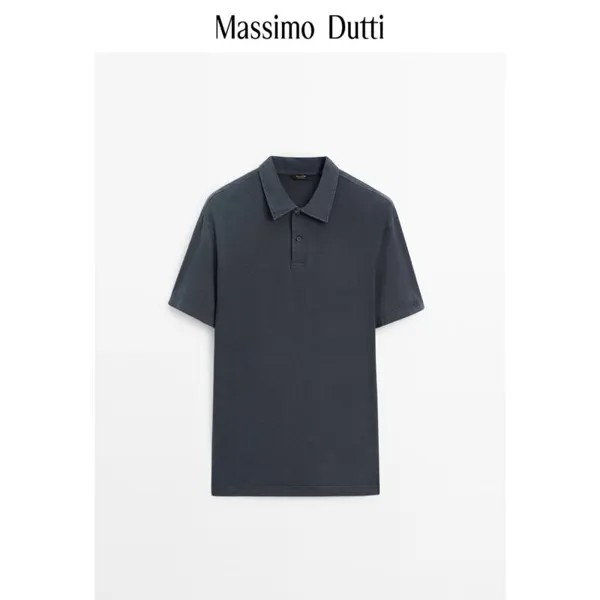 Рубашка мужская Special Massimo Dutti, серый / синий