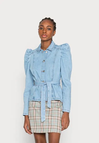 Джинсовая куртка Onljules Belt Jacket ONLY, цвет light blue denim