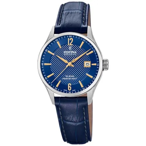 Наручные часы FESTINA Classics, синий, мультиколор