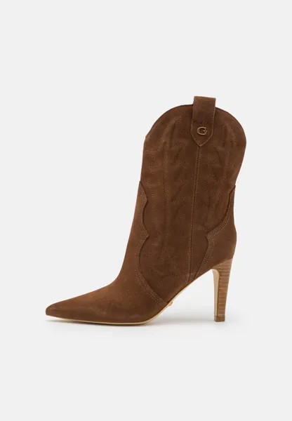 Ботильоны на каблуке CALLE Guess, коричневый
