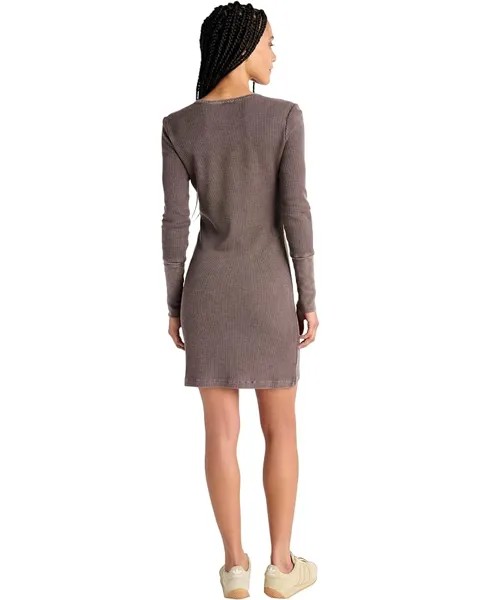 Платье Splendid Forever Henley Mini Dress, цвет Chocolate