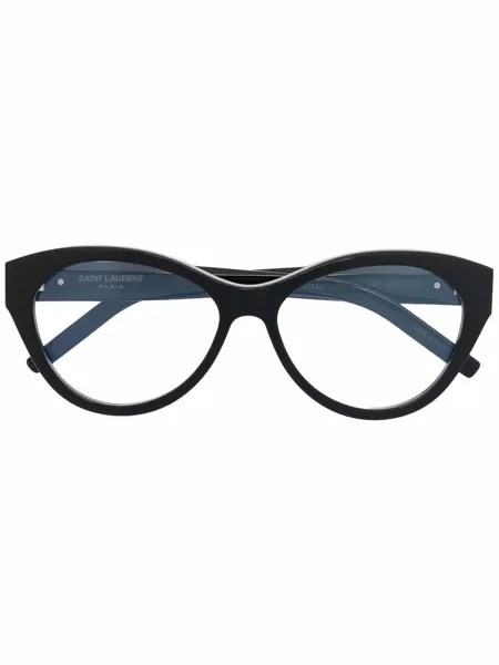 Saint Laurent Eyewear очки в оправе 'кошачий глаз'