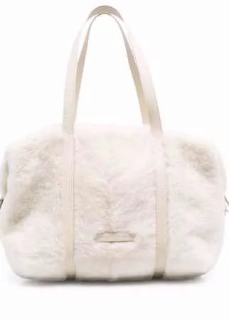 Brunello Cucinelli сумка-тоут с искусственным мехом