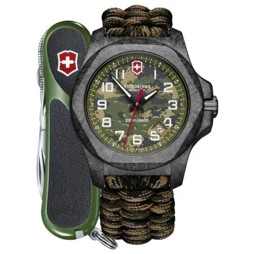 Набор: Часы наручные мужские Victorinox + перочинный нож Victorinox 241927.1