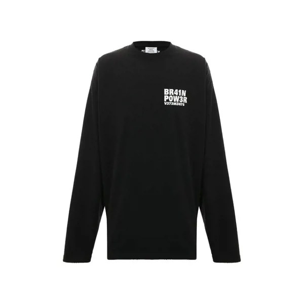 Хлопковый лонгслив VETEMENTS