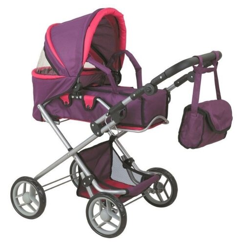 Коляска-трансформер Buggy Boom Infinia (8456) розовый/фиолетовый