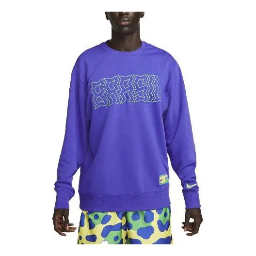Толстовка Nike Brazil logo sweatshirt 'Purple', фиолетовый
