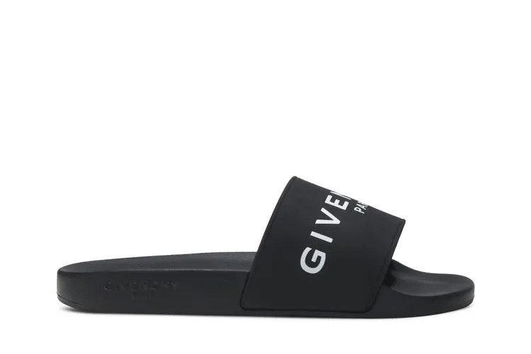 Кроссовки Givenchy Logo Slide 'Black', черный