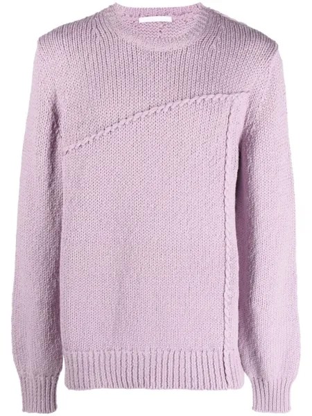 Helmut Lang трикотажный джемпер, розовый