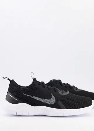 Черно-белые кроссовки Nike Running Flex Experience Run 10-Черный цвет