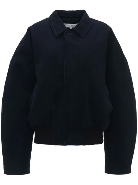 JW Anderson бомбер с объемными рукавами, синий