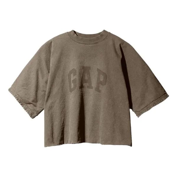 Футболка YEEZY Gap x Balenciaga Dove 3/4 Sleeve T-shirt 'Beige', бежевый