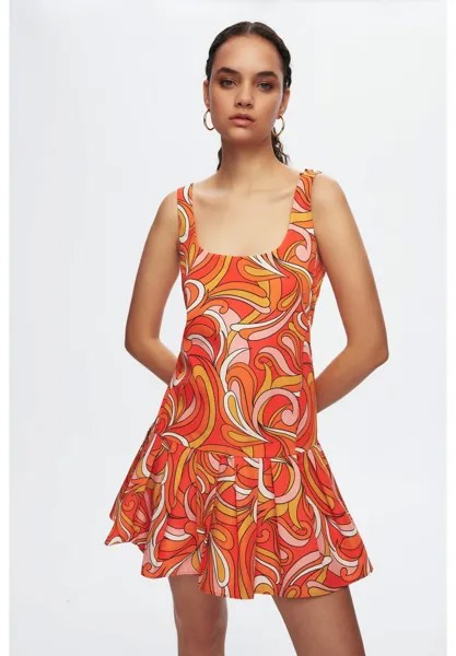 Коктейльное платье adL, оранжевый