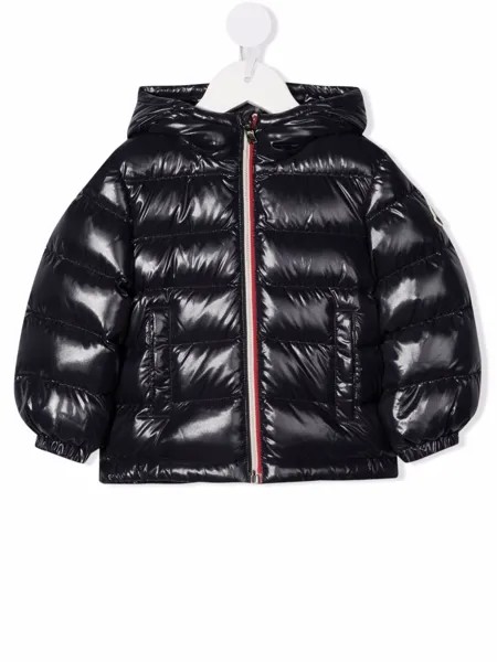 Moncler Enfant пуховик New Aubert с капюшоном